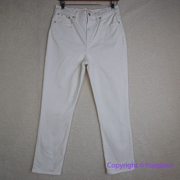 NEW Madewell The High-Rise Perfect Vintage Jean‎ in Tile White, 29 - Picture 1 of 15